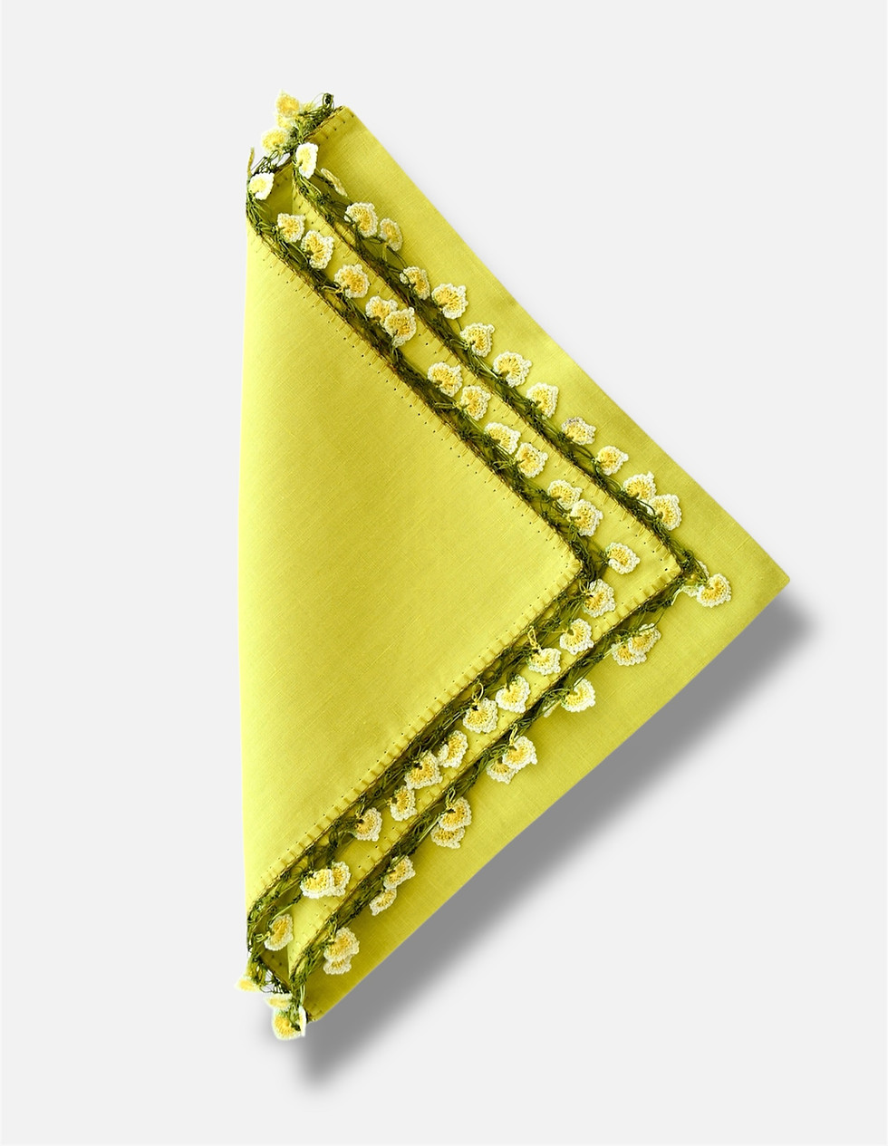 Linen embroidery napkins