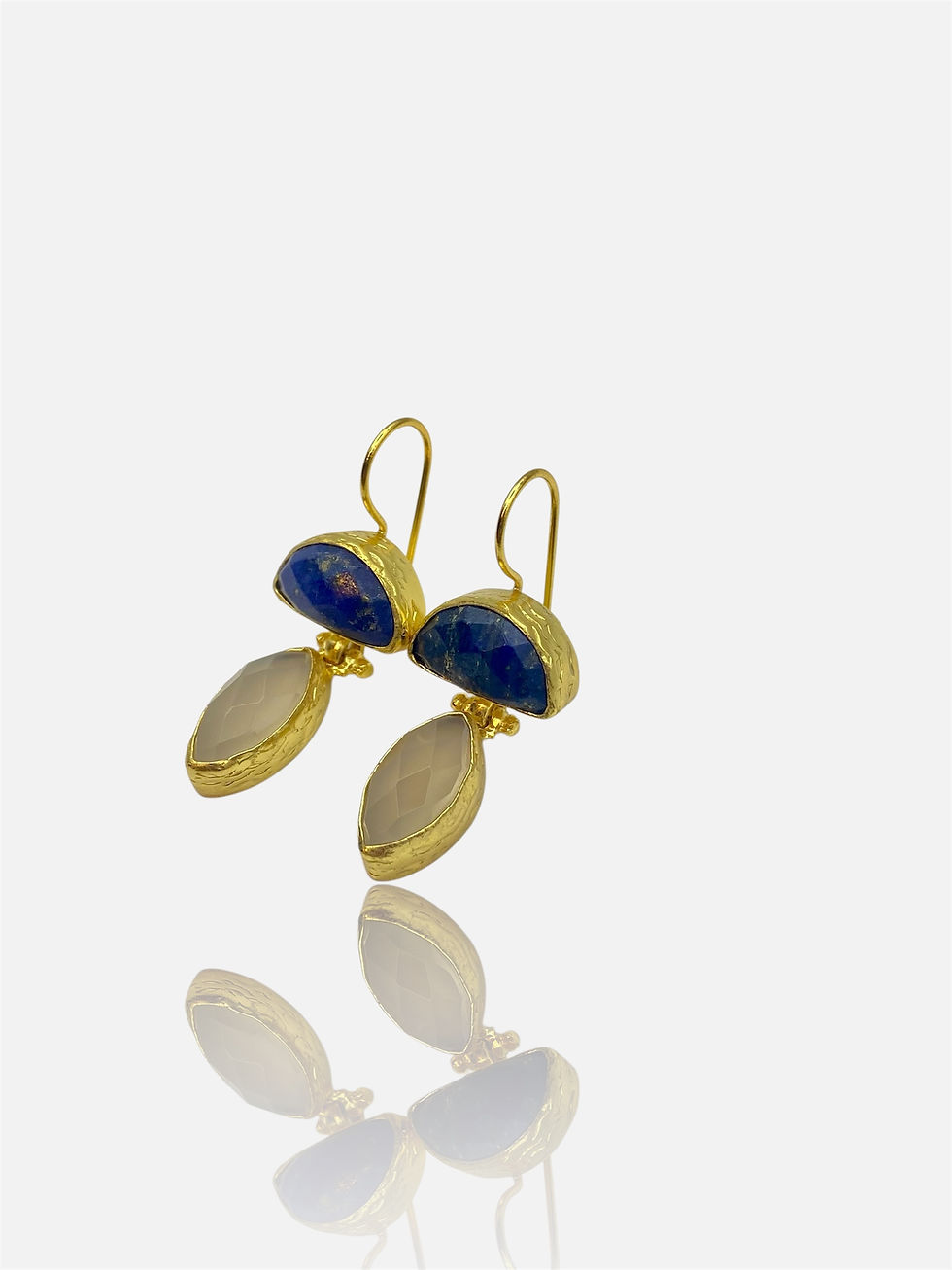 Thumbnail: Kira Gemstones Drop Earrings