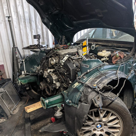 N62 Z3 Part 2: Transmission & Engine Fitment