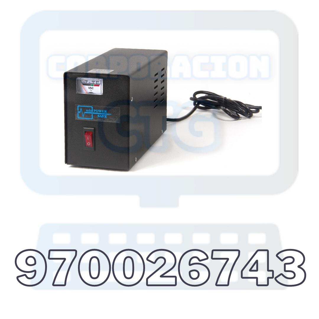 ESTABILIZADOR ELISE IEDA PODER SAFE LCR10-4.5%, SOLIDO, 1KVA, 220V.