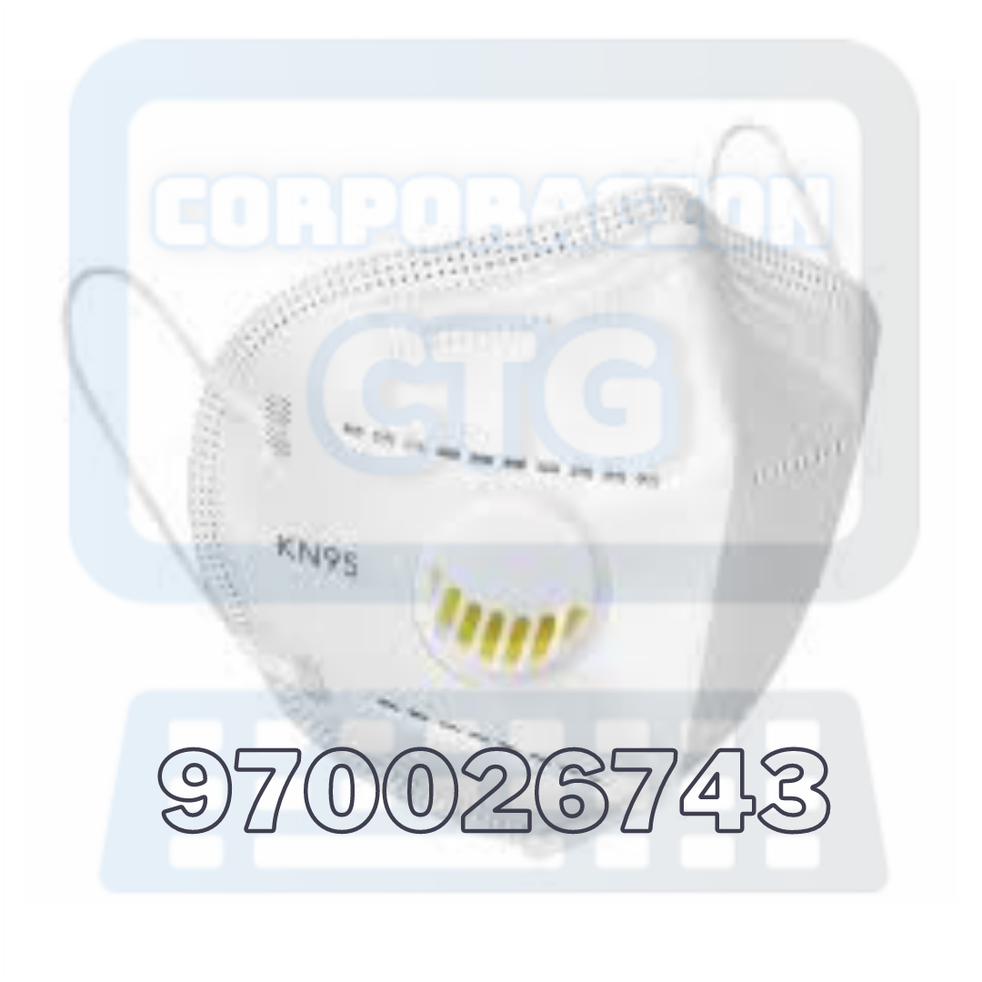 MASCARILLAS KN95 CON FILTRO BLANCAS (Caja x 10 unid)
