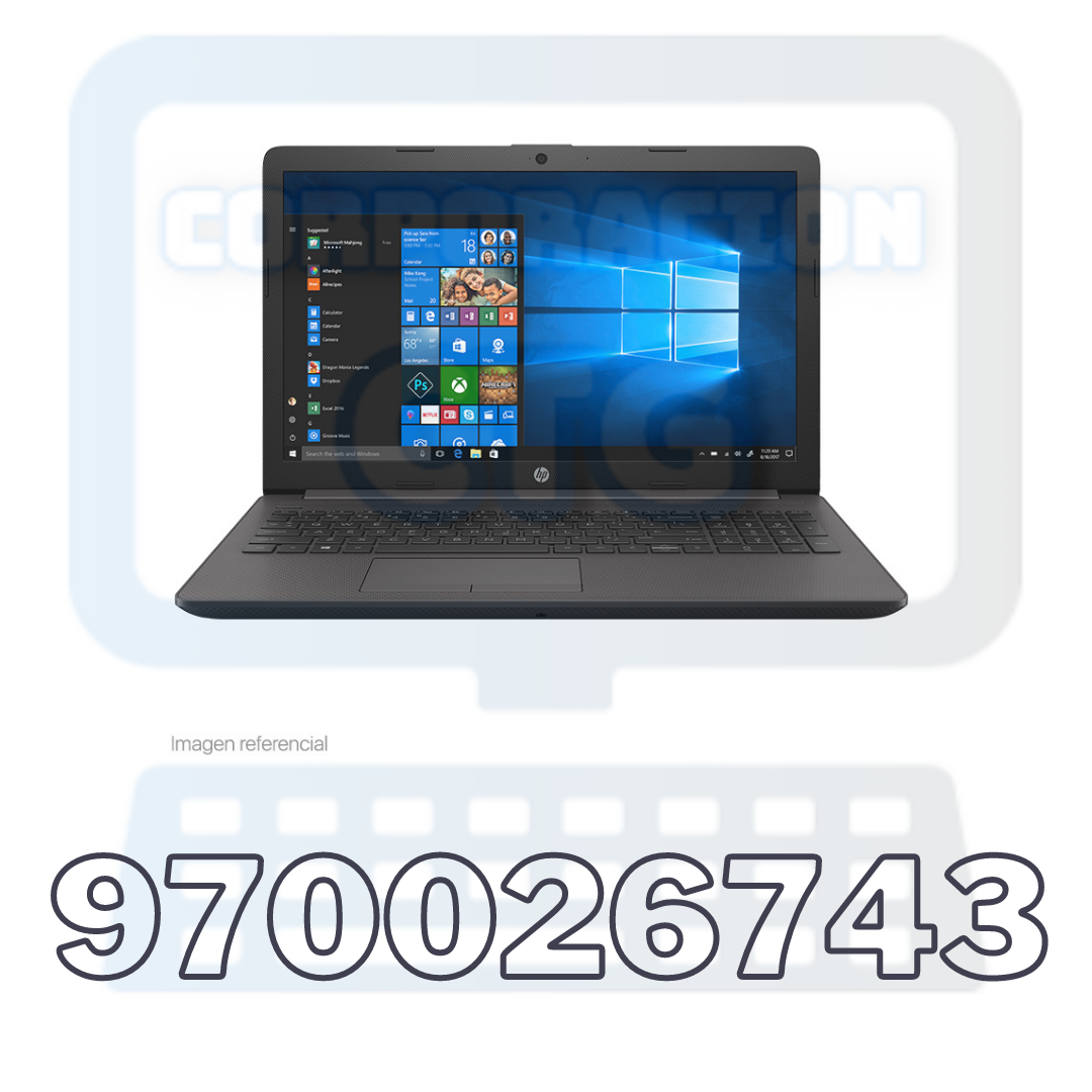 NOTEBOOK HP 250 G8, 15.6" HD LED SVA, CORE I5-1035G1 1.00 / 3.60GHZ, 4GB DDR4, 1
