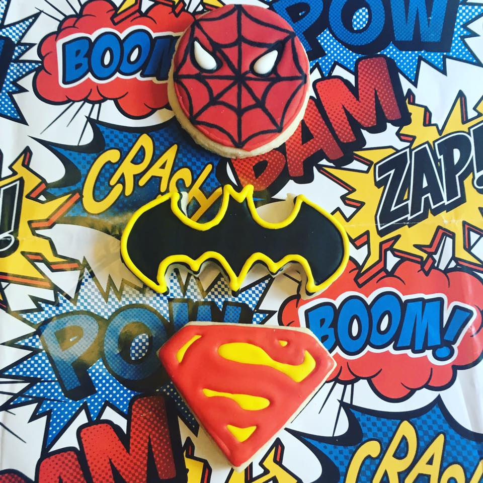 Superhero Cookies