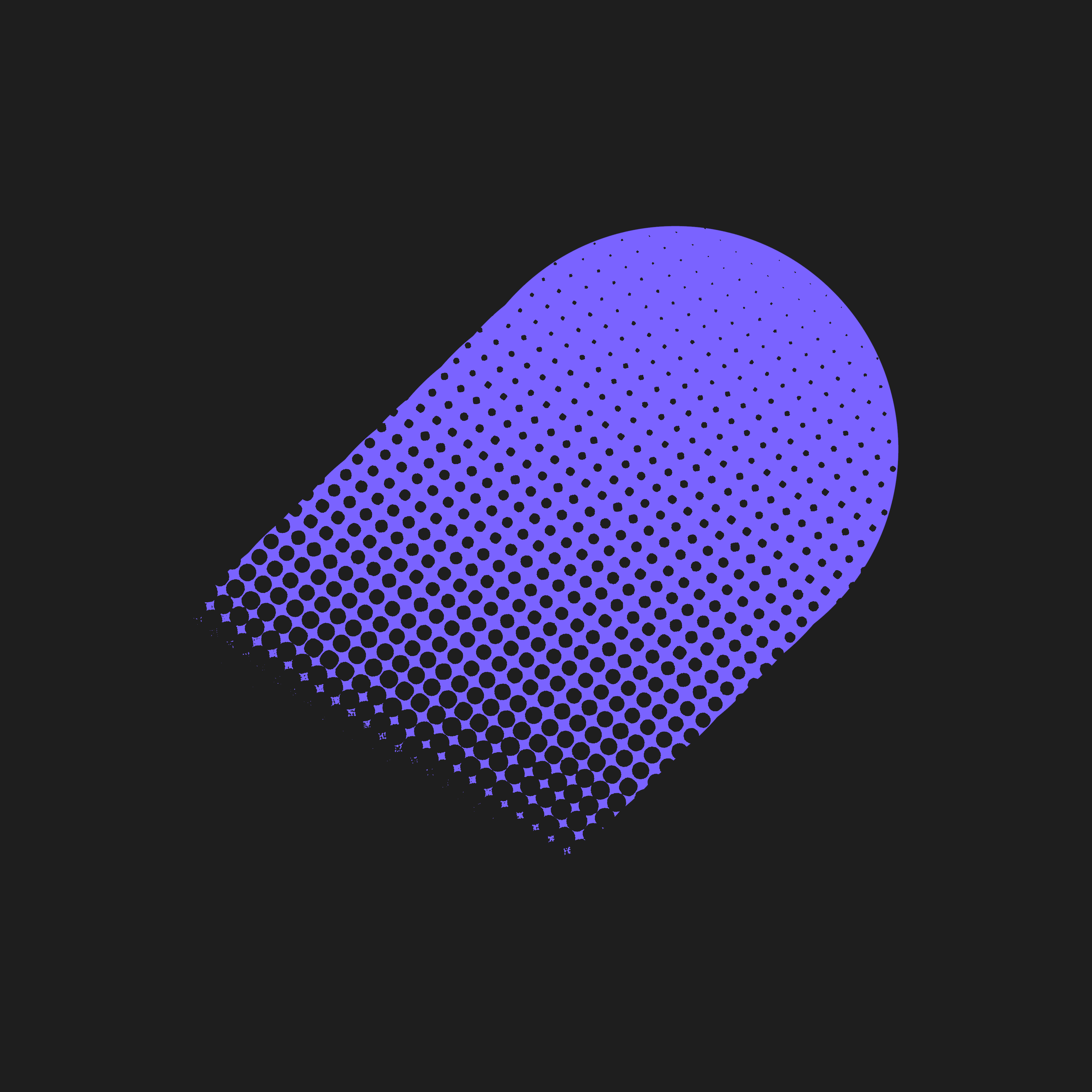 Purple pattern slowly fading to black