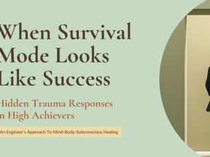 high achiever standing at threshold — trauma responses high achievers freeze fawn functional shutdown
