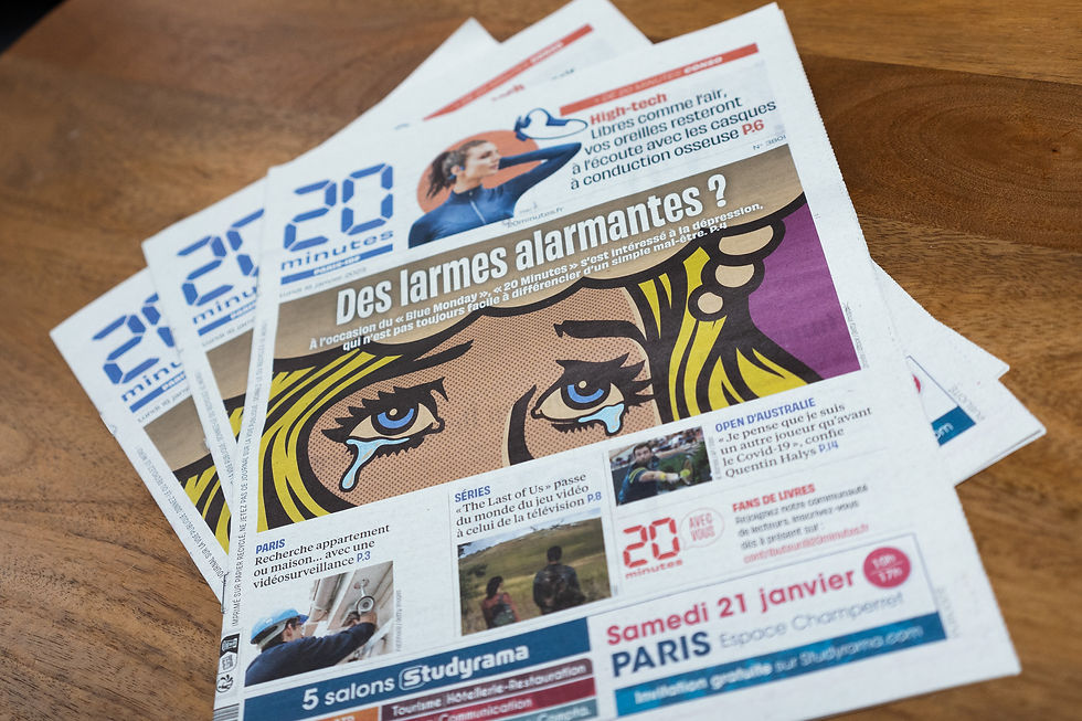 On January 16, 2023, the newspaper "20 Minutes" wrote about the Blue Monday.