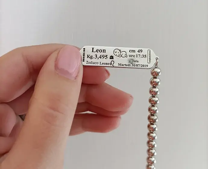 Miniatura: Bracciale nascita