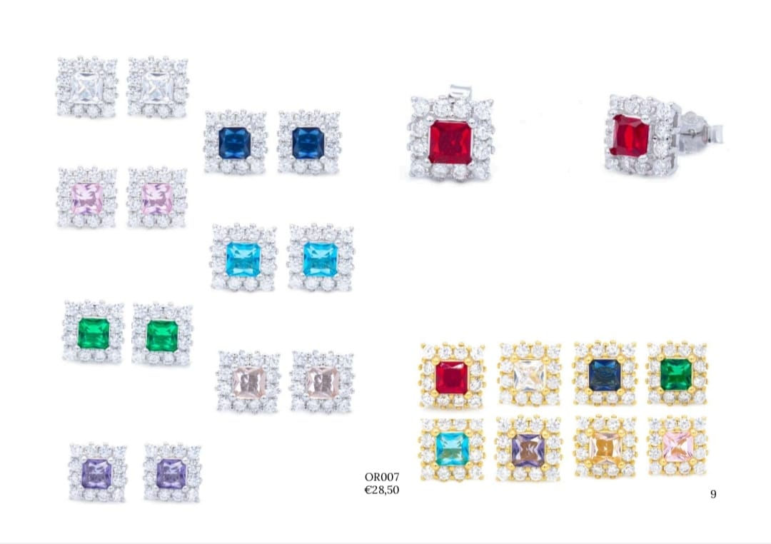 Orecchini KATE QUADRATI MAXI