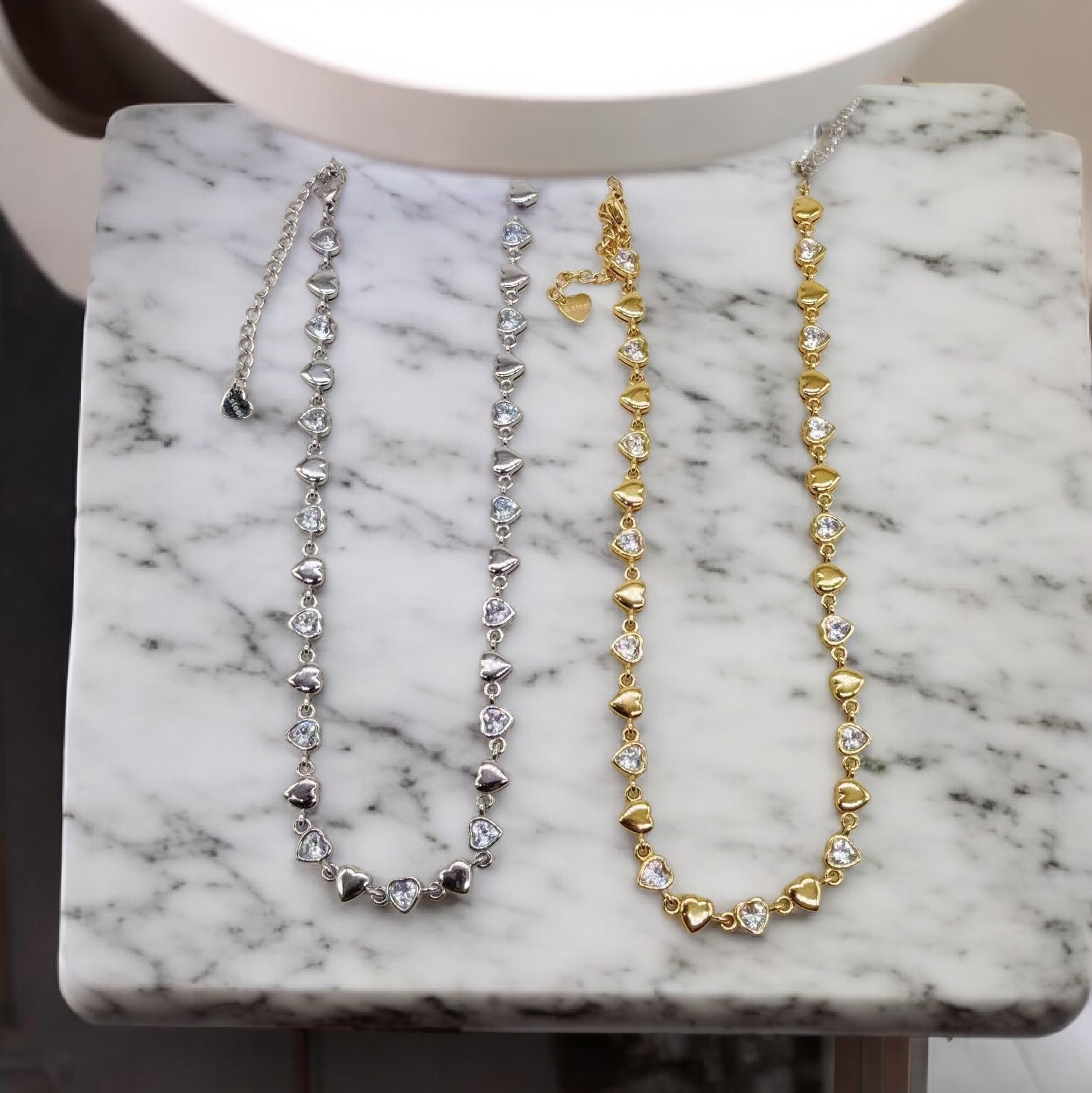 Collana mille cuori (Acciaio)