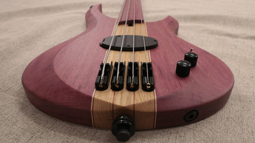 Spring Bass Instrument 34'' Fretless Spring Bass Guitar | Lignum