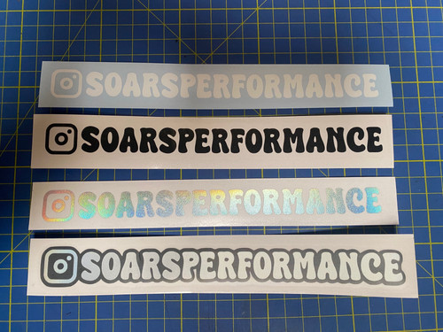 SOARS PERFORMANCE WINDOW STICKERS | Soars Performance