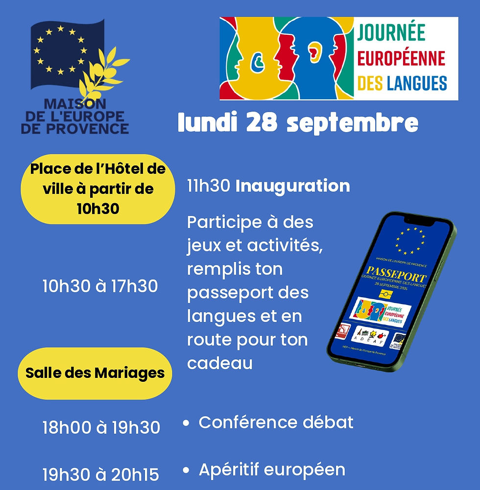 Journée Européenne des Langues 2026