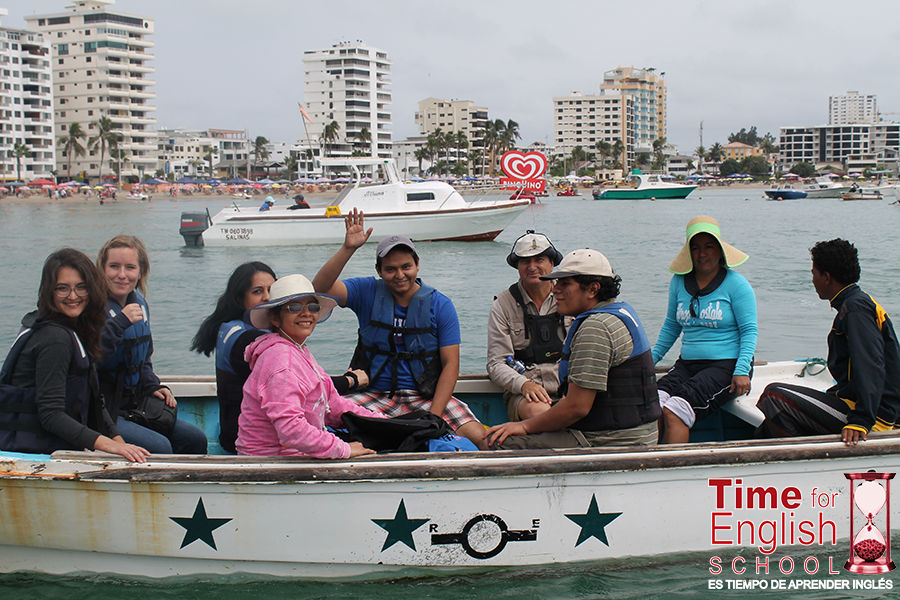 Enjoying Whalewatching activity
