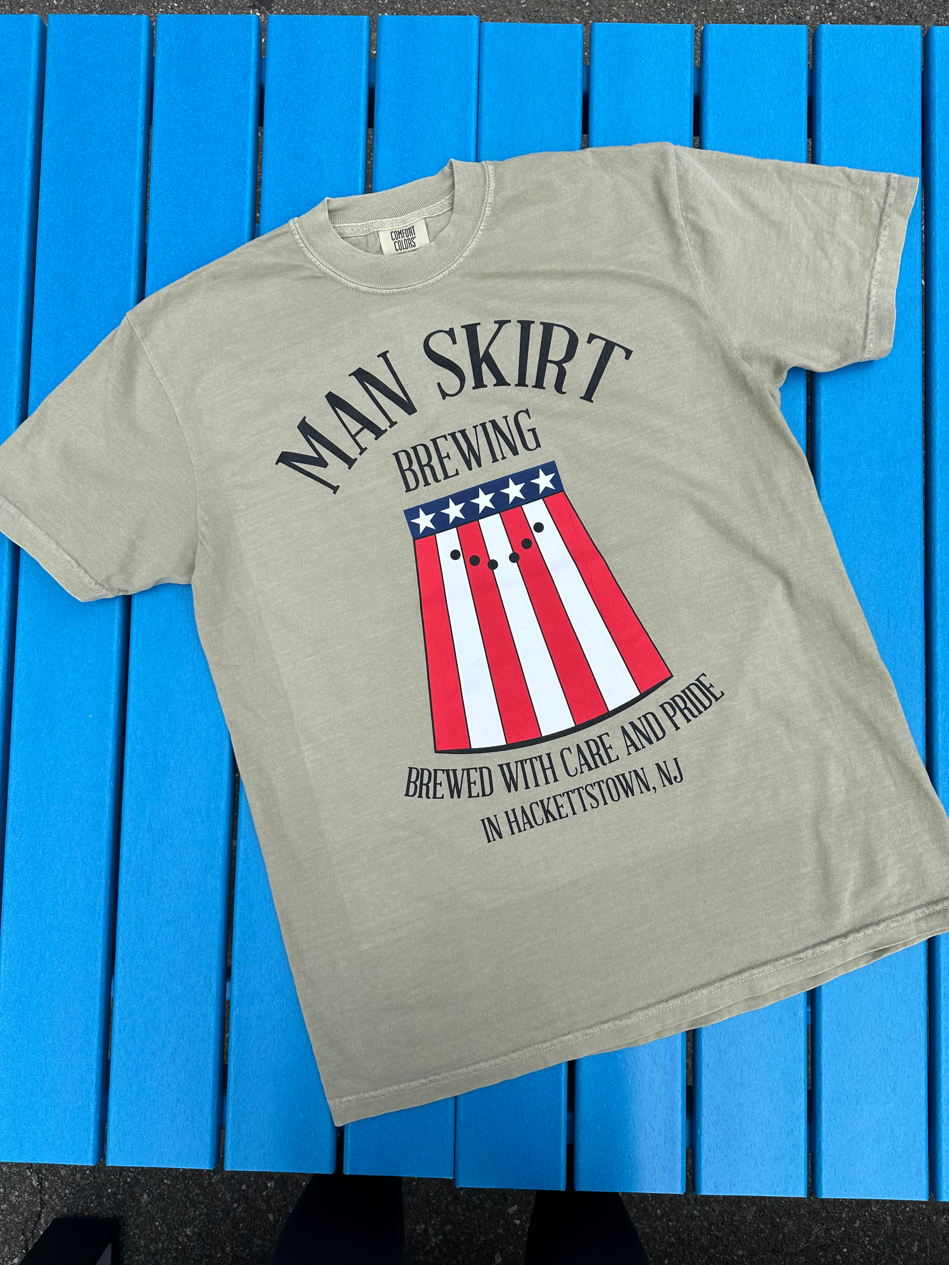 Red, White & Brew Tee