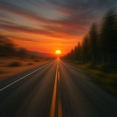 Endless Highway Sunset