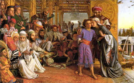 Varie persone osservano un ragazzino