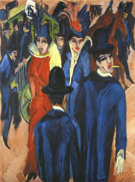 Scena di strada berlinese -  Ernst Ludwig Kirchner
