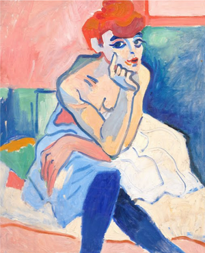 Woman in a Chemise - André Derain