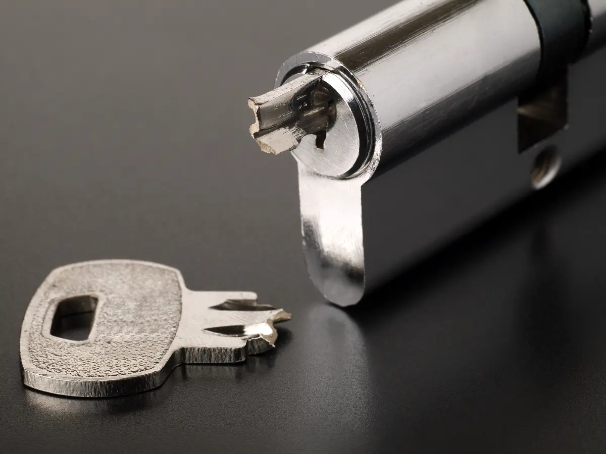 key broken in lock