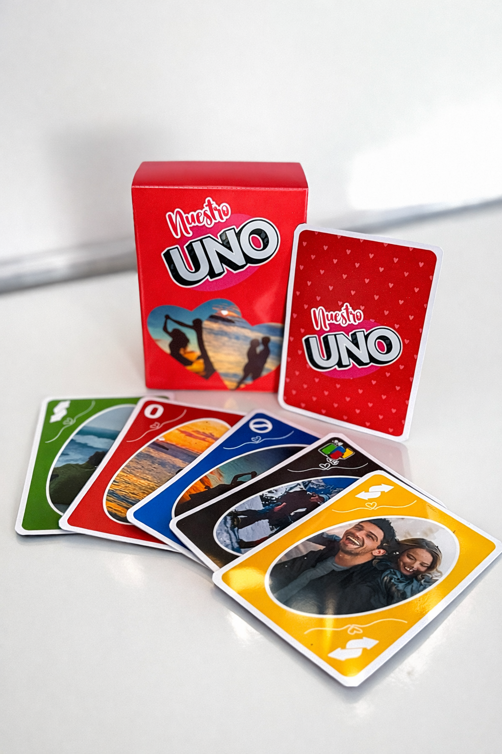 Uno imprimible - edición San Valentín