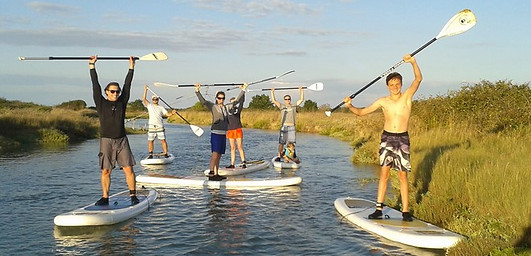 sorties groupe ludiques et accessibles à la découverte du marais en stand up paddle.