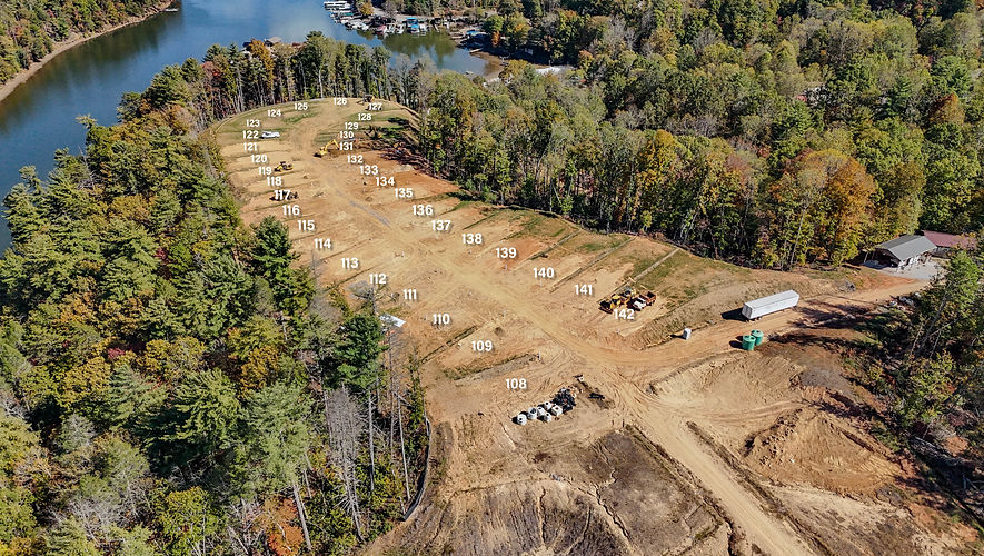 Phase 1 with Lot Numbers at The Reserve at Barefoot Landing