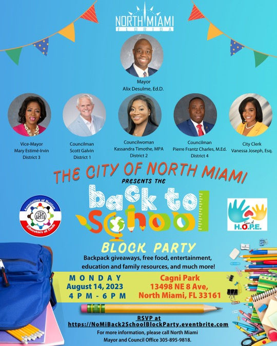 Back to School Drive event