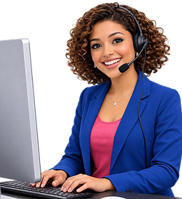 Smiling Customer Support Specialist at Desk.png