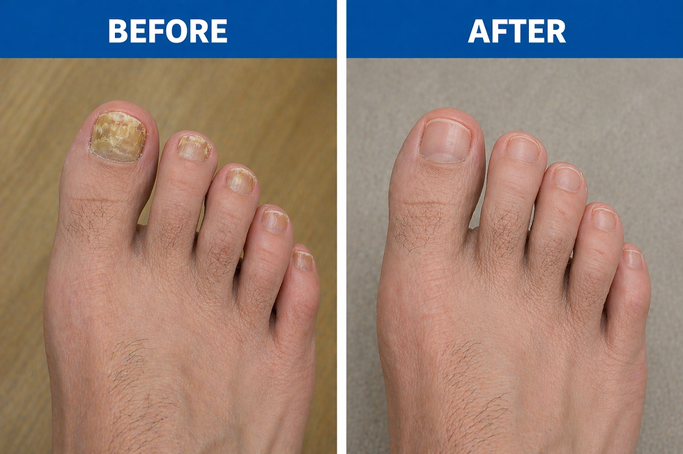 Laser treatment for toenail fungus in Warminster PA podiatry clinic