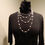 Thumbnail: Pearl and Crystal 72 inch single strand necklace, can be doubled or tripled