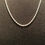 Thumbnail: 20" Sterling silver rice chain