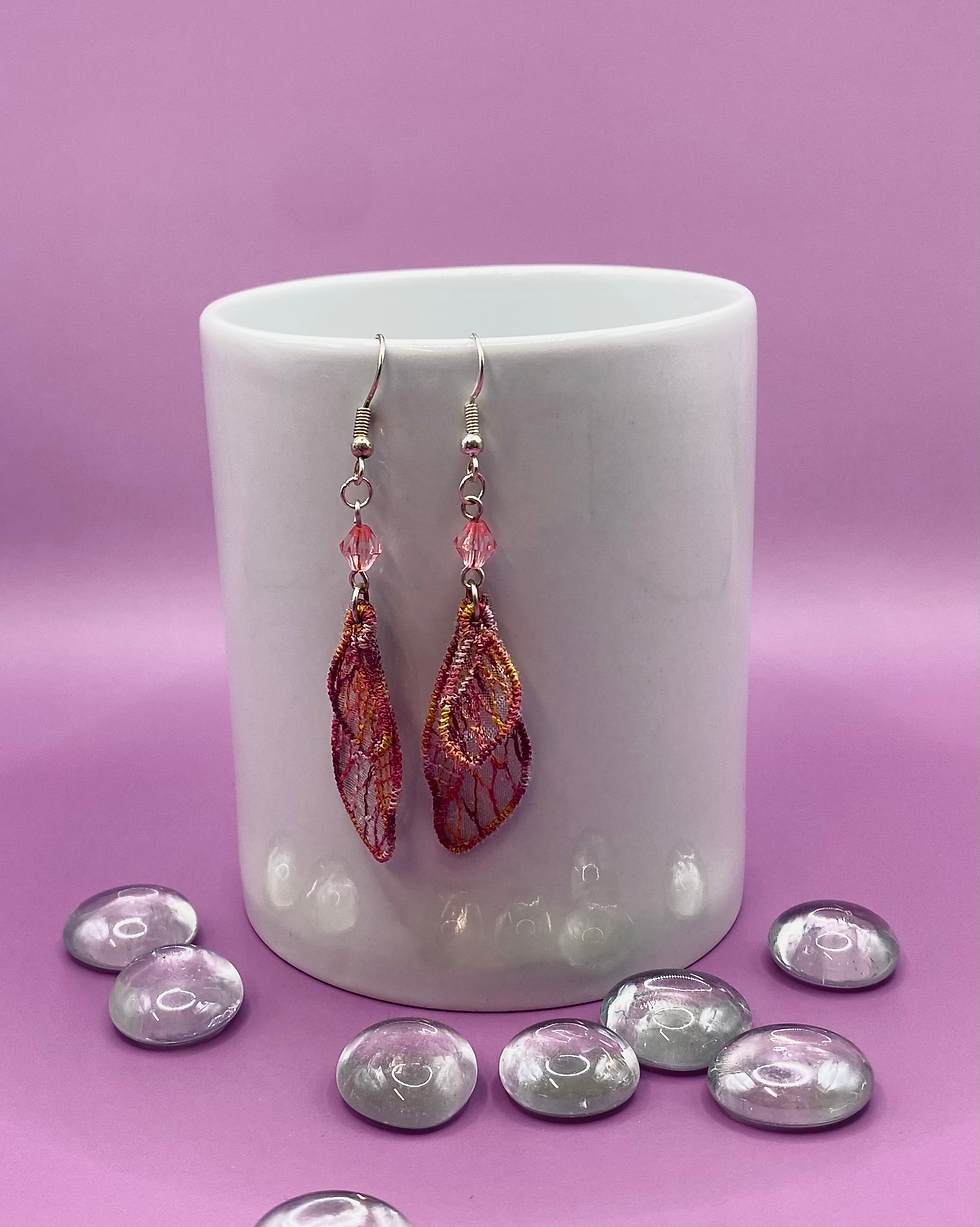 Butterfly Fairy Wing Earrings  020