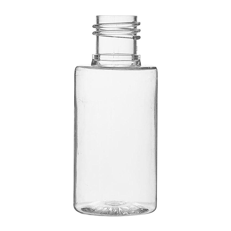 Şeffaf plastik şişe, küçük boy