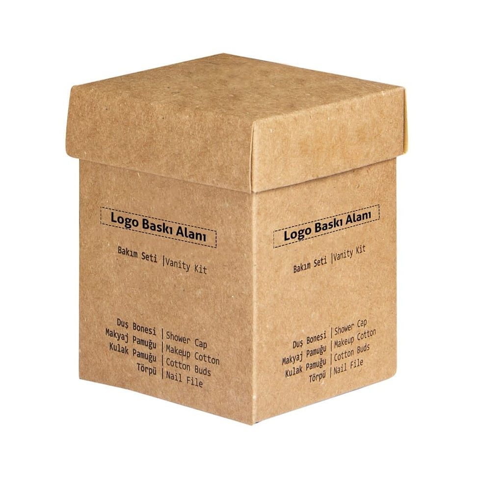 Logo Baskı Alanı baskılı kraft kutu, çay ve kahve çeşitleri