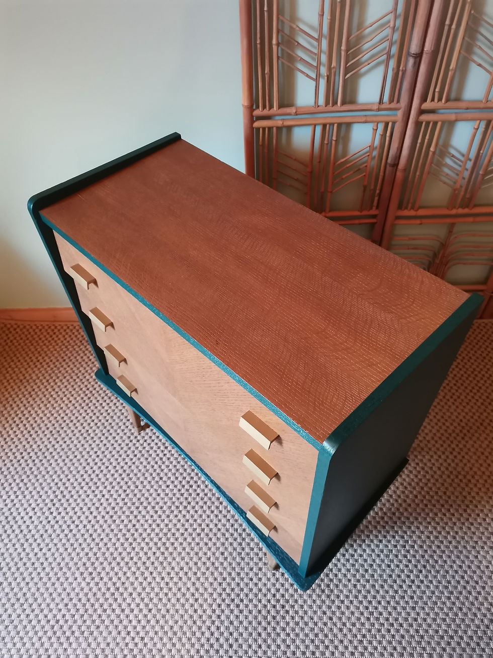 Miniature : COMMODE ANNEES 60/70 VERTE