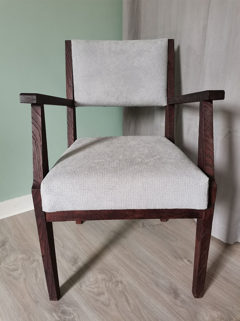Miniature : FAUTEUILS ART DECO VELOURS GRIS