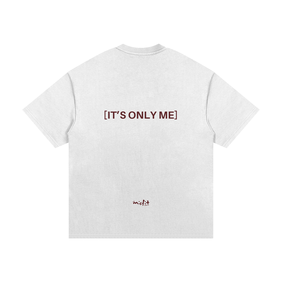 White t-shirt with "HEAD OF CREATIVE DEPARTMENT" text, clothing for creatives.
