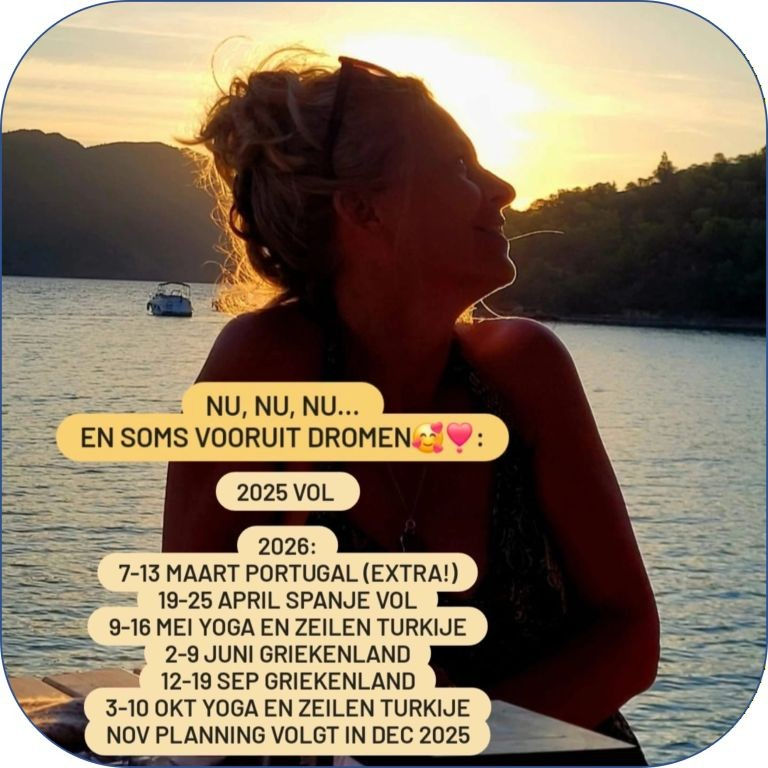 Yoga met Suus, agenda 2026, yoga die beweegt