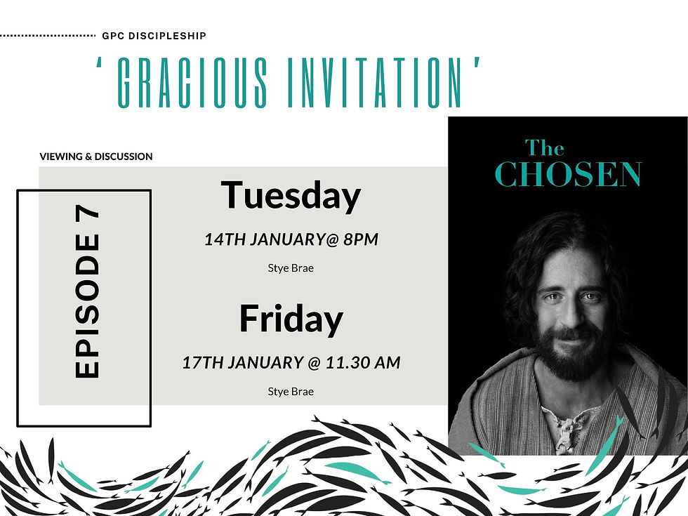 Discipleship Groups - "The Chosen" episode 7