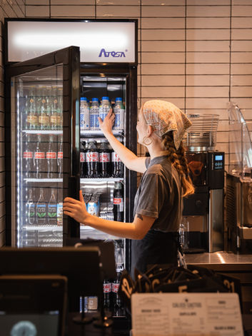 Chilled drink choices at Calico Cactus in St Augustine