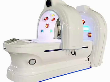 An LED and EMS device that visually resembles an MRI machine.