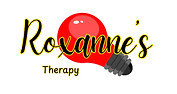 Roxanne's name written over a giant red light bulb