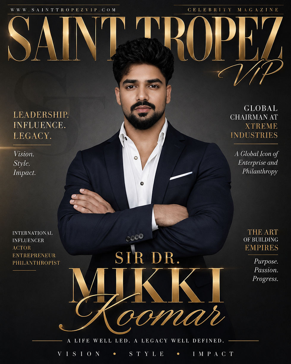 Sir Dr. Mikki Koomar: Building Influence Through Enterprise, Entertainment and Global Collaboration