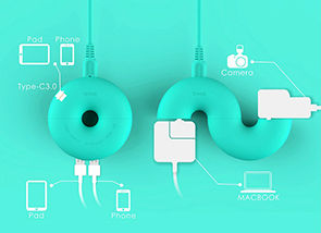 Thumbnail: Mini Doughnut Universal Travel Socket