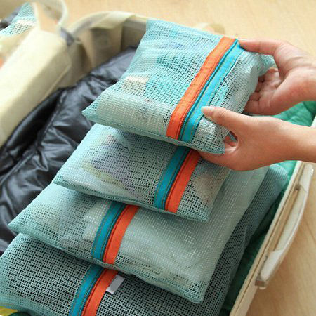 Thumbnail: 4 in 1 Travel Mesh Organizer Bags