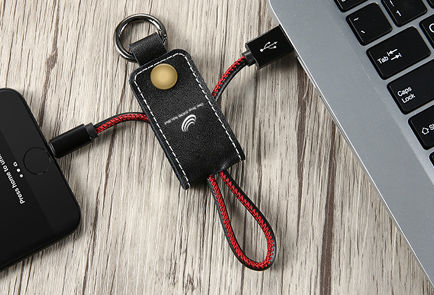 Thumbnail: Genuine Leather Cable For Type-C