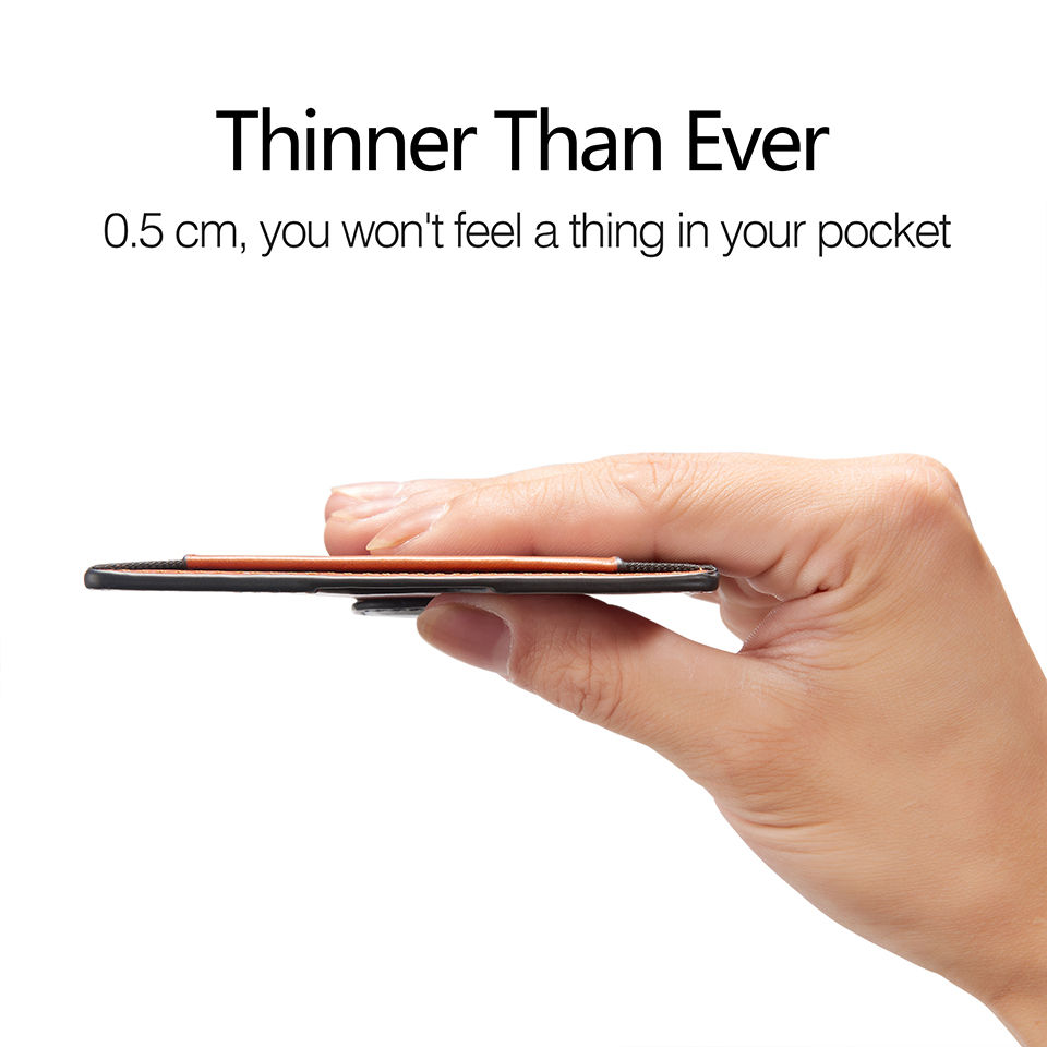 Thumbnail: Business Card Holder Slim Leather