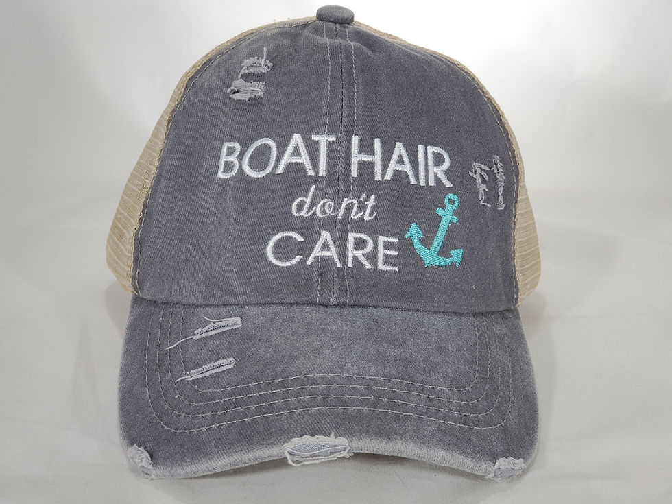 Thumbnail: Boat Hair don't Care Ponytail Hat