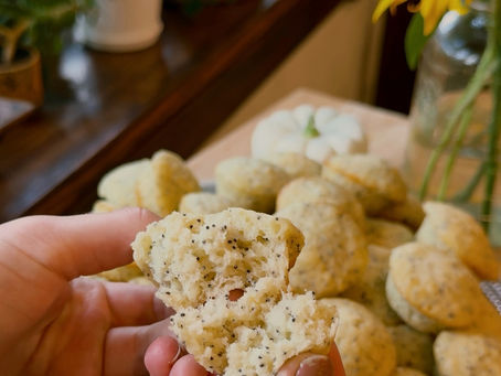 Sourdough Discard Lemon Poppyseed Muffins (Standard & Mini)
