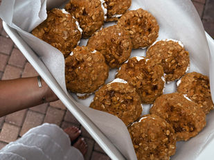 Sourdough Discard Carrot Cake Salted Caramel Oatmeal Cream Pies